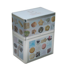 Rectangle shape cookie packing box,biscuit tin,tin box manufacturer